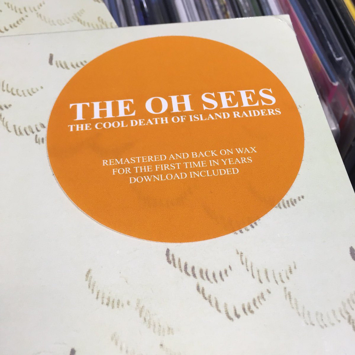 DavidsMusicLGC's tweet photo. TOMORROW!
The Oh Sees - The Cool Death of Island Raiders LP reissue... 
The first in a series of long out of print back catalogue reissues. 
This one is on limited (300) translucent teal vinyl. Nice to hear these old gems! 
-
@Fortedistro 
#castleface #theeohsees #theohsees https://t.co/hETgNzdp8W