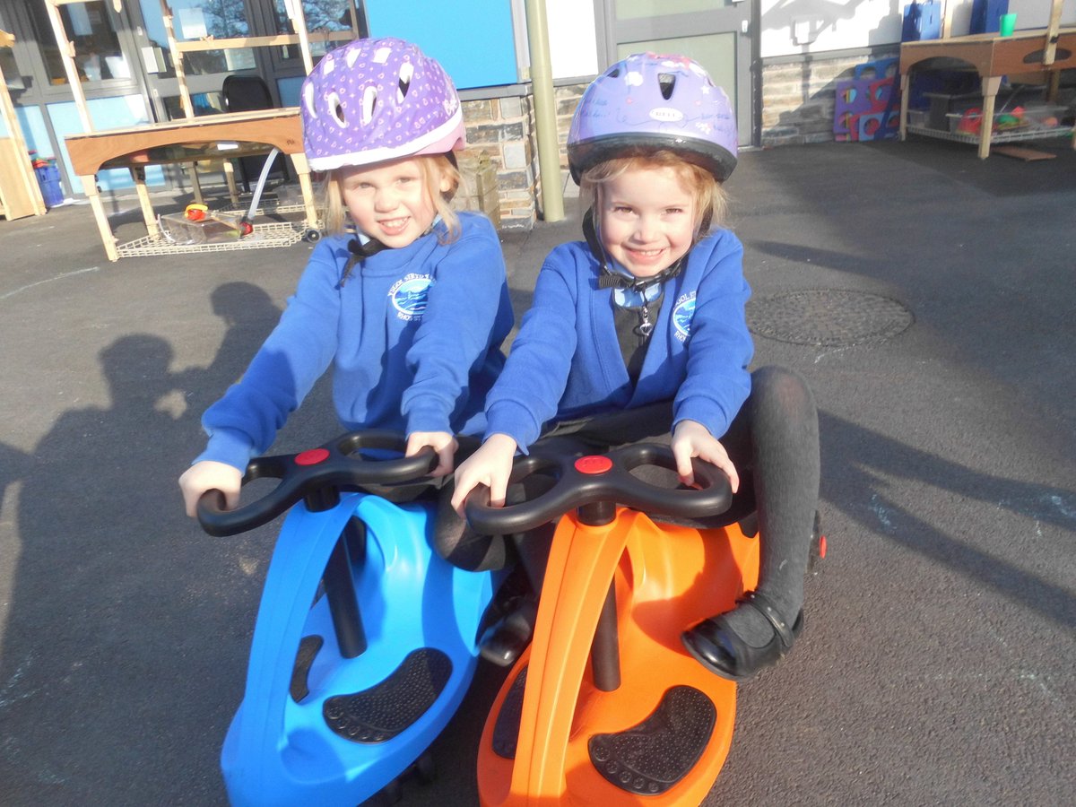 rhosstreet's tweet photo. We want to thank the PTA for supporting Giggles, as they have funded resources for children's play. Giggles have purchased two 'wiggle bikes' for the Infants and a digital camera filled with games and image screen shots for the Juniors. Diolch yn fawr! #RSSpta https://t.co/TmrAkDE2lE