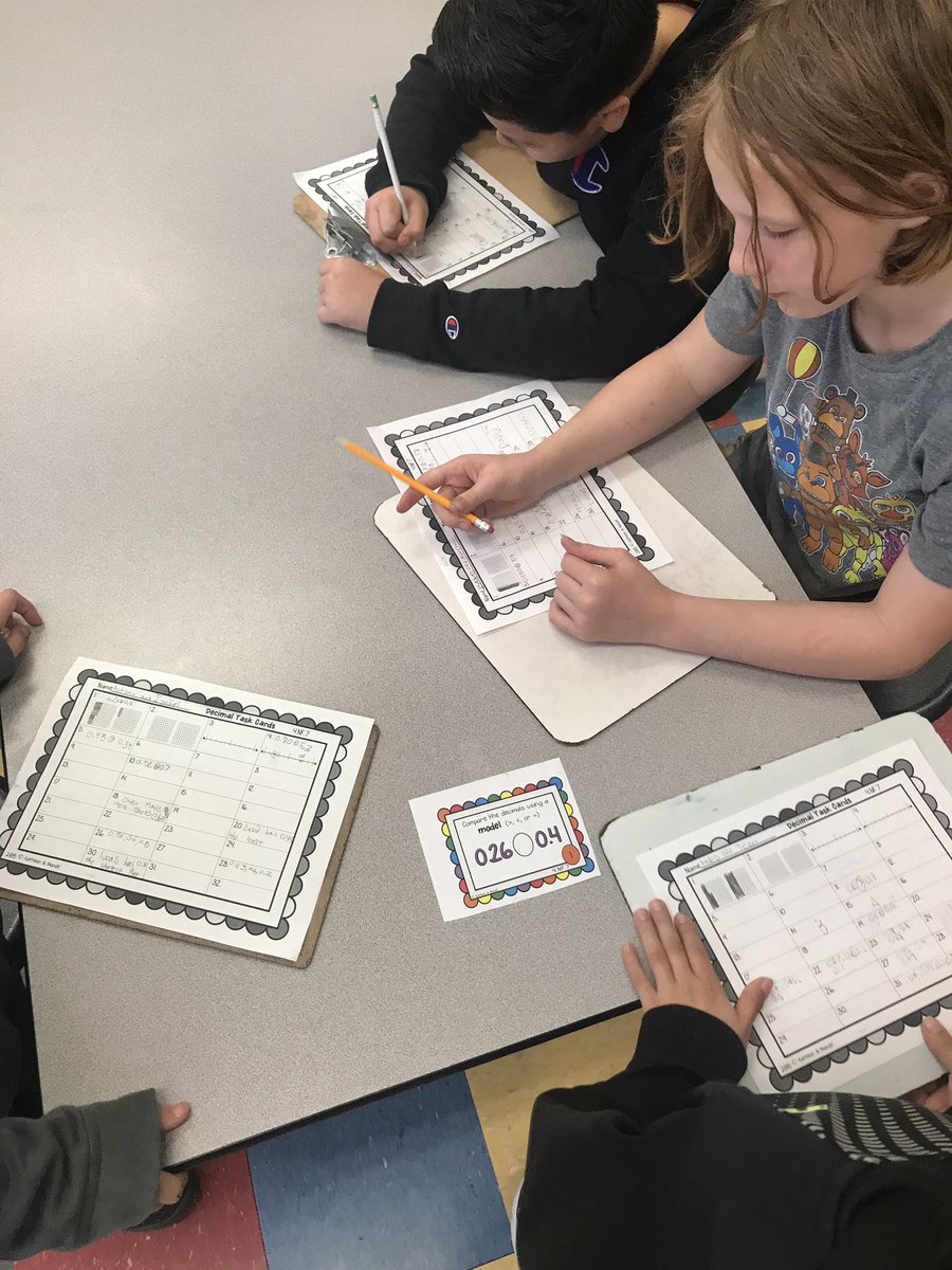 MsCombsSE's tweet photo. Comparing and ordering decimals is much more fun with friends!!! @MTEUSD202 https://t.co/hMElSt9a8x