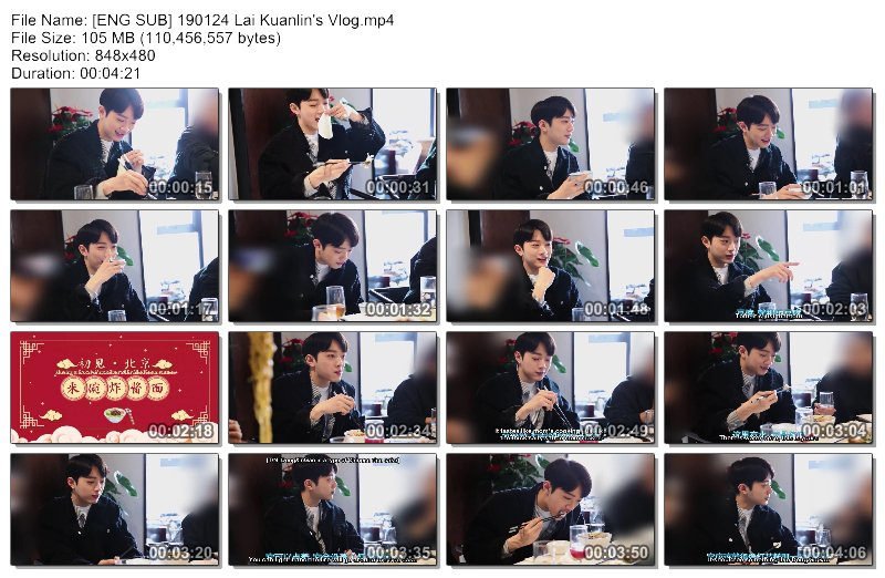 thereforesubs's tweet photo. [ENG SUB] 190124 Lai Kuanlin's Vlog by Therefore Subs

Please do not reupload or take out without credits!

DM: https://t.co/u7svrvqsby
MEGA: https://t.co/6pMclu4AjQ
Openload: https://t.co/ORiNsCVyrH https://t.co/CUPeFPGpph