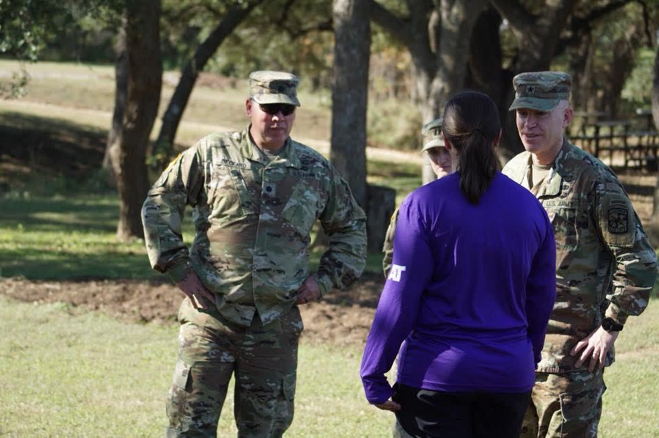 Tarleton_KINE's tweet photo. We are dedicating today's #ATThursday to our own Ande Foster who is headed to Camp Bowie this weekend with Tarleton ROTC for their 3 day Field Training Exercise! We are so proud of her! 💜💪 #TarletonKINE #AthleticTraining #OppsForAll https://t.co/pePgtrTalu