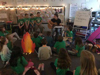 PKEElementary's tweet photo. We love the simple life...Read Smore Camp Day in 3rd grade at PKE!  Students enjoy singing songs, team activities, and reading together.
#CampSmoreDay, @LearnAtCCS https://t.co/rxxicgfPfM