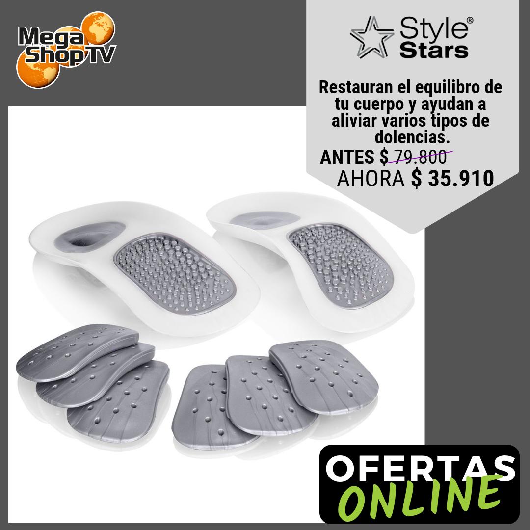 MegashopTV's tweet photo. Llegó la hora de evitar el cansancio y dolor en los pies con las PLANTILLAS ORTOPÉDICAS STYLE STARS.
Aprovecha su excelente precio por pocos días en OFERTAS ONLINE.
#MegaShopTV #StyleStars #OfertasOnline
#Plantillas #FelizMiércoles #Caminar #Comodidad #Walking https://t.co/uxjOedzxQF