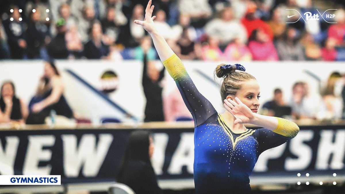 Pitt_GYM's tweet photo. .@BrittanyfWest15 about to dab into #ncaagym like... 💪

#NOW • #H2P https://t.co/QakXTjlqTa