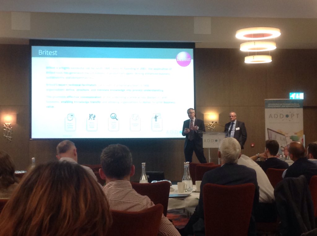 ADDoPT_Project's tweet photo. #DigitalDesign - @Britest_Ltd providing linkages in Digital Design Information Flow - how things are done now, and a roadmap to an improved future #DigitalDesignShowcase https://t.co/7PlRha4ugz
