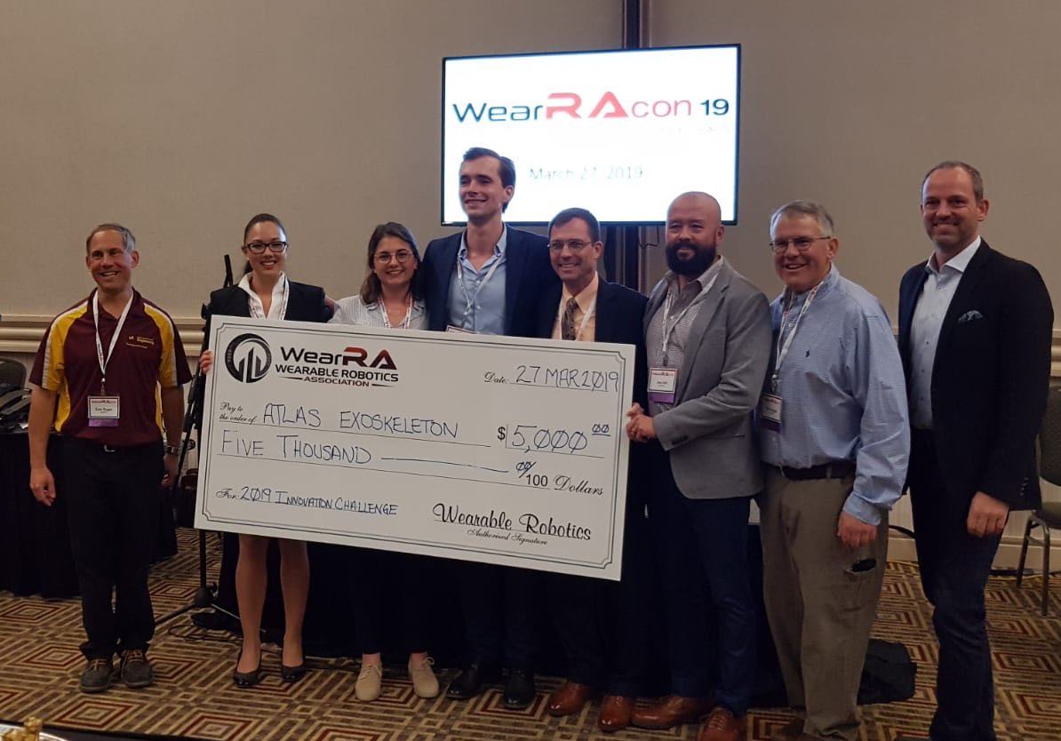 Proud to be the winner of the 2019 WearRAcon Innovation Challenge!

Antoine &amp; Marie represented Japet &amp; pitched our innovative solution against back pain during  this not-to-be-missed event dedicated to wearable robotics.

#robotics #innovationchallenge #wearacon19 #backpain