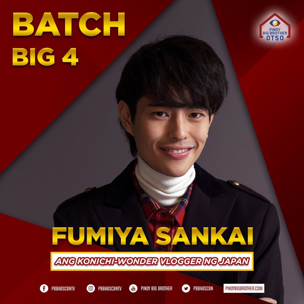 FUMIYACEBU's tweet photo. Stop with the "Hindi pinoy si Fumiya kaya hindi siya pwedeng maging Big winner". First of all, Fumiya has been promoting PH better than some of us. He's even more proud that he has pusong pinoy. HE ACTS MORE LIKE PINOY THAN SOME OF US. And that's a fact.

#PBB8FamiLAYF https://t.co/PyXoZdcK61