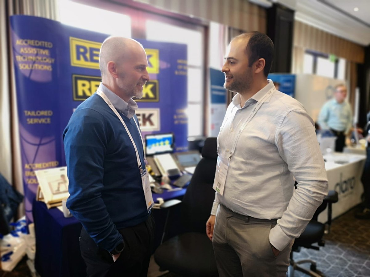 Remteksystems's tweet photo. Check out the crowds at our stand here at the #ATEConference in Coventry!

We're proud to be promoting the latest ergonomic and assistive technology solutions and driving the DSA industry forward!

#AssistiveTech #ATEC19 #A11Y #dsa #events #studentfinance https://t.co/9dRKh6bvWC