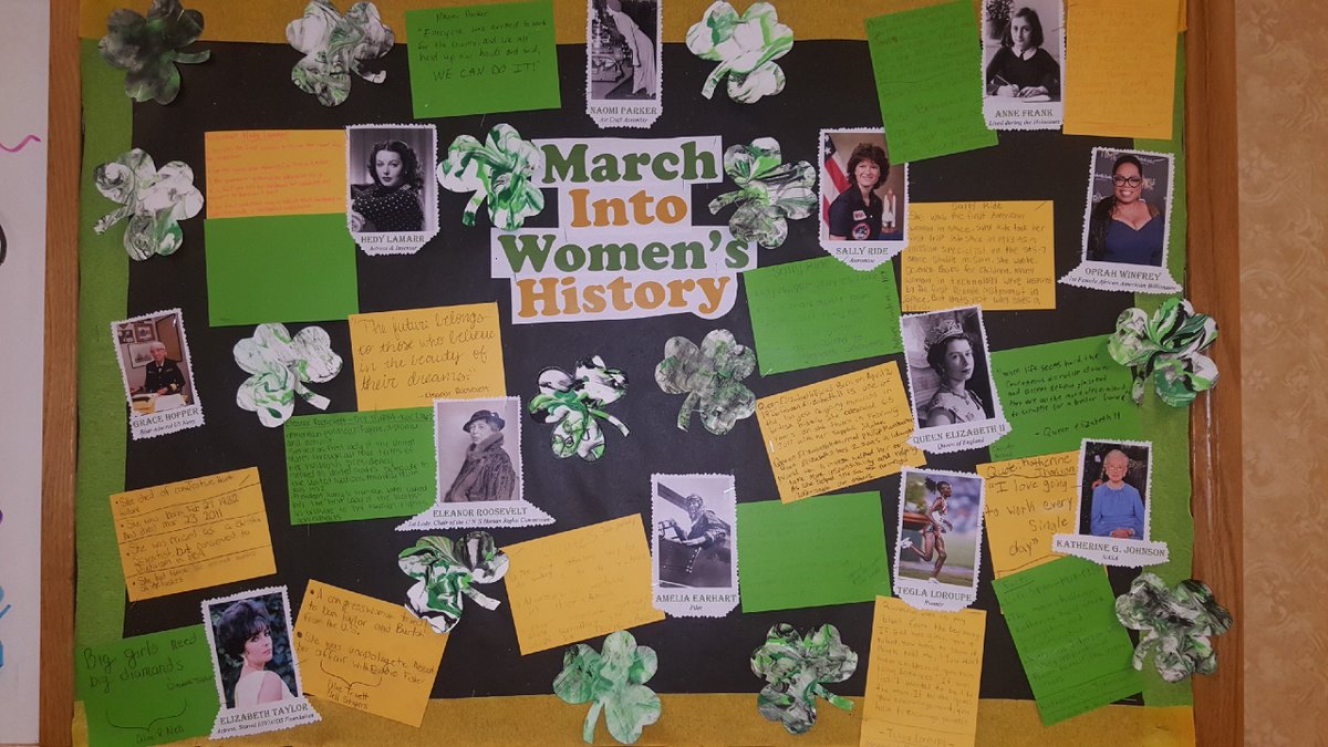 YWCA_TNVA's tweet photo. This display was created by the #TechGYRLS as part of their #WomensHistoryMonth For #GirlsInSTEM, learning about women's strengths & achievements can expand their sense of what's possible & help them to step forward to attain their goals with confidence. https://t.co/gFX1dy3Ebz