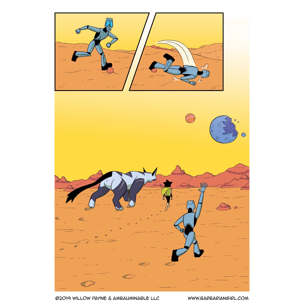 BarbGirlComic's tweet photo. The Burning Blade of the Badlands page 64 https://t.co/zEa5P6nqf7