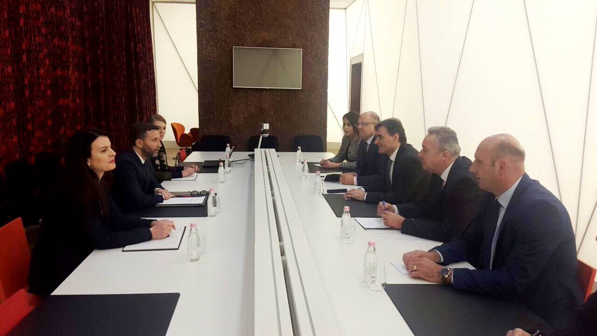 map_rks's tweet photo. NË TIRANË MINISTRI YAGCILAR U TAKUA ME ZËVENDËSKRYEMINISTRIN ERION BRAÇE  https://t.co/xmZrpIQih3 https://t.co/hvKfMxq0g8