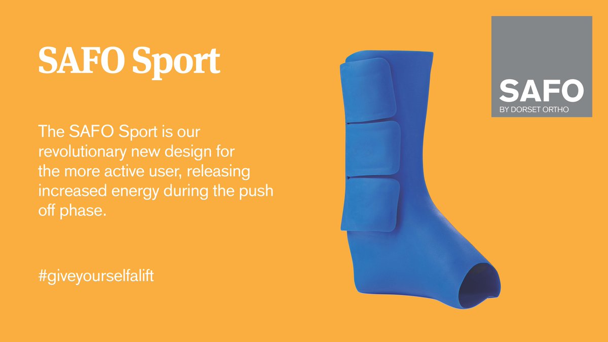 The SAFO Sport brings a new dimension and is new for 2019. It gives you additional support during high impact activities such as hiking, running and a variety of other sports. Enquire today or book an assessment. #GiveYourselfALift ow.ly/EbuX30oe4DH