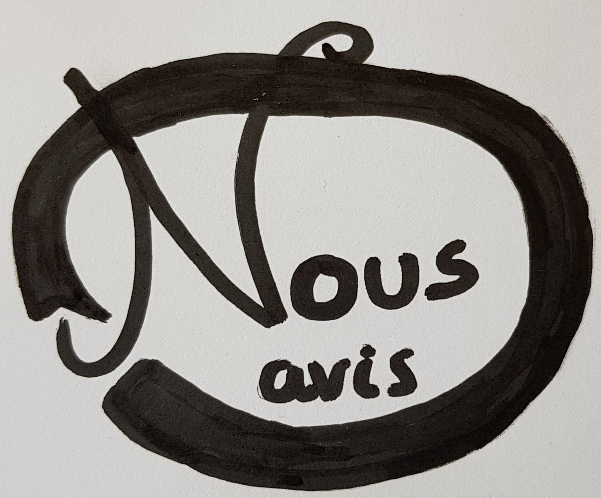 AvisNous's tweet photo. Avui hem acabat el logo de Nous Avis. #faiglasallesantceloni https://t.co/OL79mRGOBy