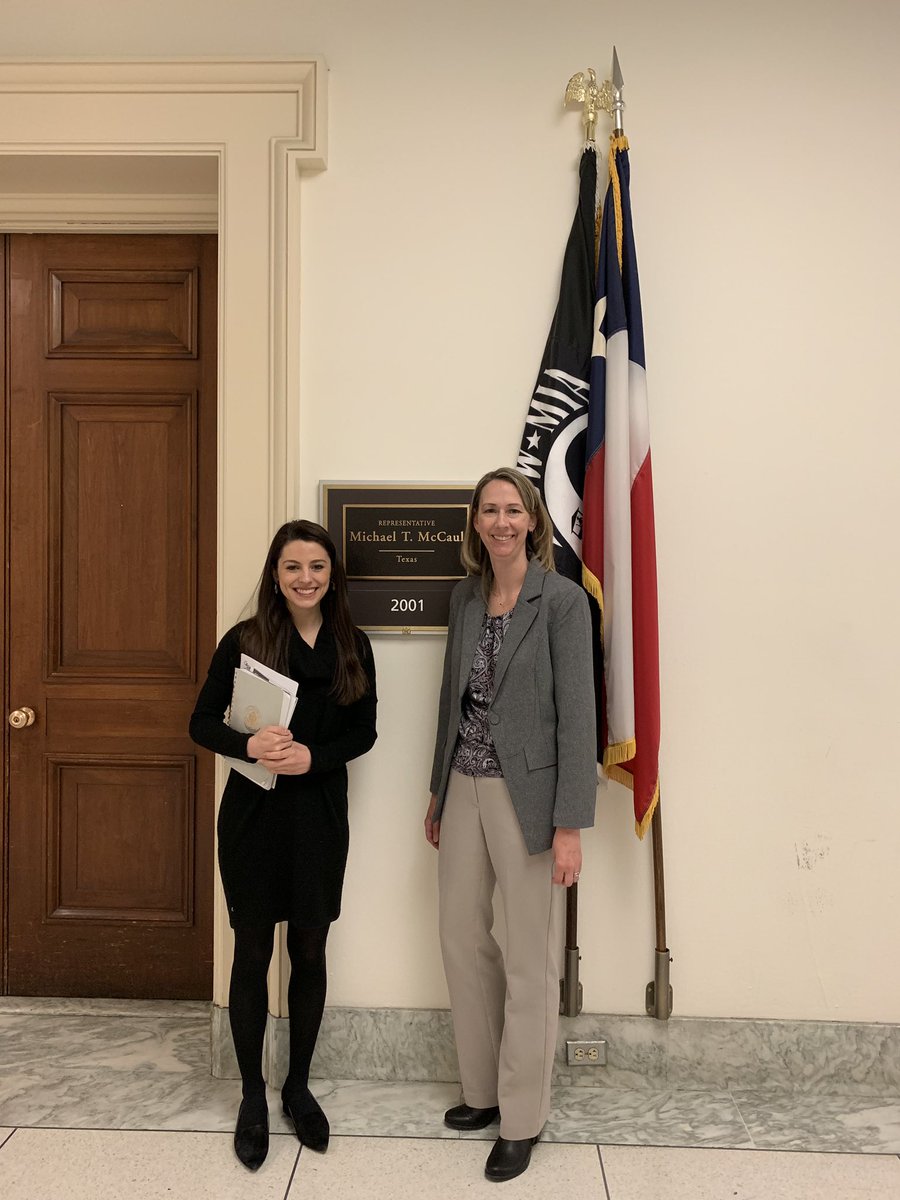 Visiting with Rep. Michael McCaul’s staff (TX) as part of #sweadvocacy day! Advocating for support for STEM education and diversity! <a href="/SWEtalk/">SWE</a>