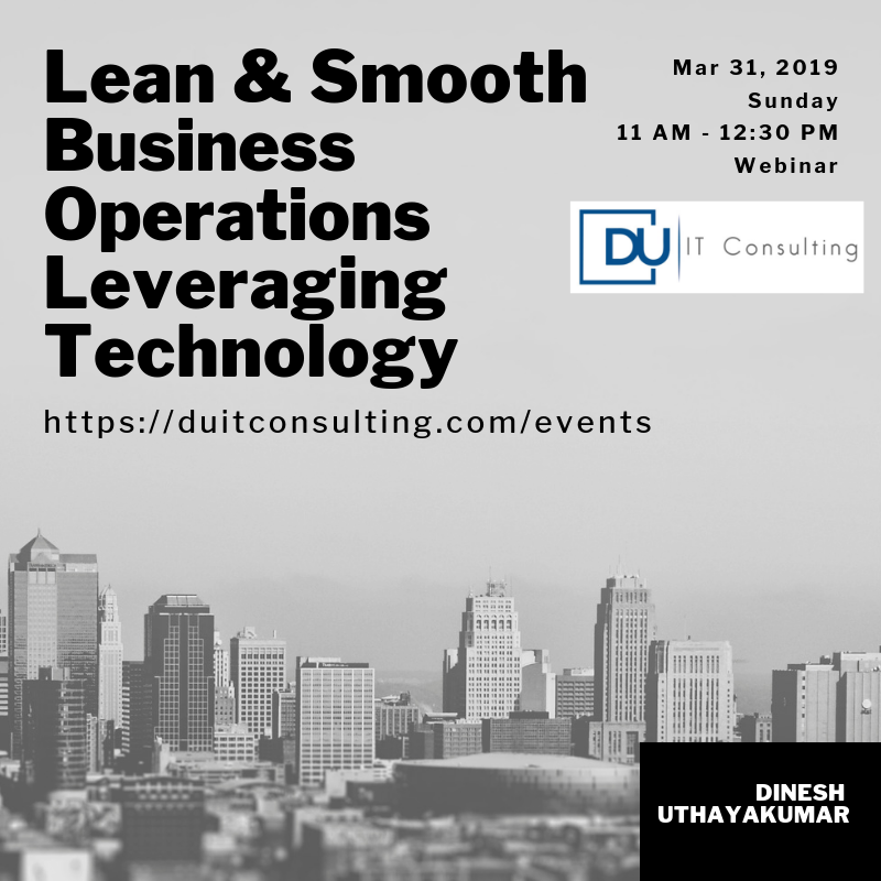 duitconsulting's tweet photo. We would like to enlighten everyone about Information Technology Investments and Benefits this Sunday :)
Please register at https://t.co/WQydXCR7gC 
#microsoft #msdyn365 #zoho #crm #digitalfinance #gst #digitalmarketing #processautomation #startupculture https://t.co/GQ5OfMiMQH