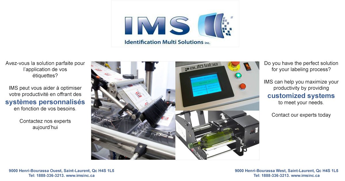 IMS_Labeling's tweet image. Are you looking for a customize system for your products' #labeling ? Visit our website! #printinglabel #INK 
Cherchez-vous un système personnalisé pour vos #étiquettes? Visitez notre site! #imprimante