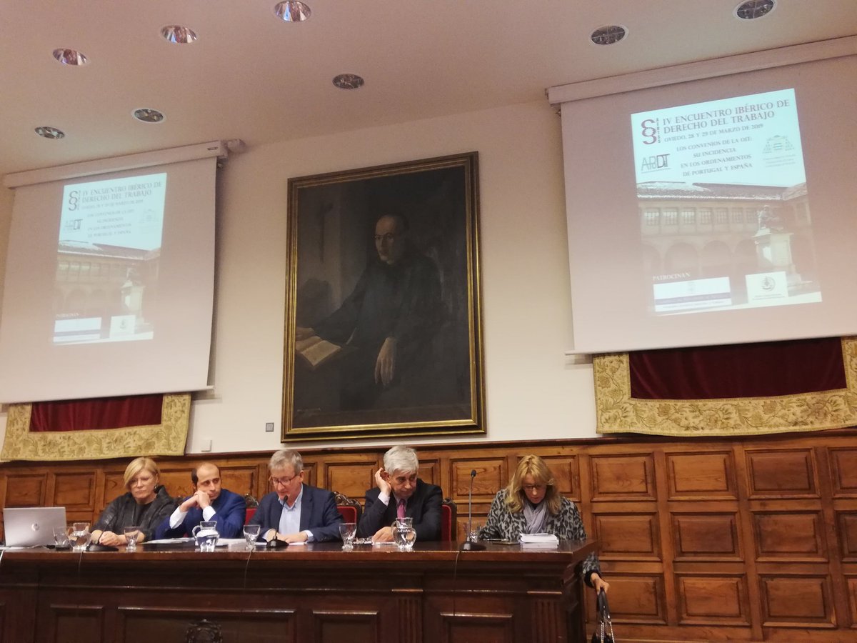 dpprado's tweet photo. En la @uniovi_info, el IV Encuentro Ibérico de Derecho del Trabajo de la #APODiT y la @aedtsd https://t.co/OZpcxxpmxa