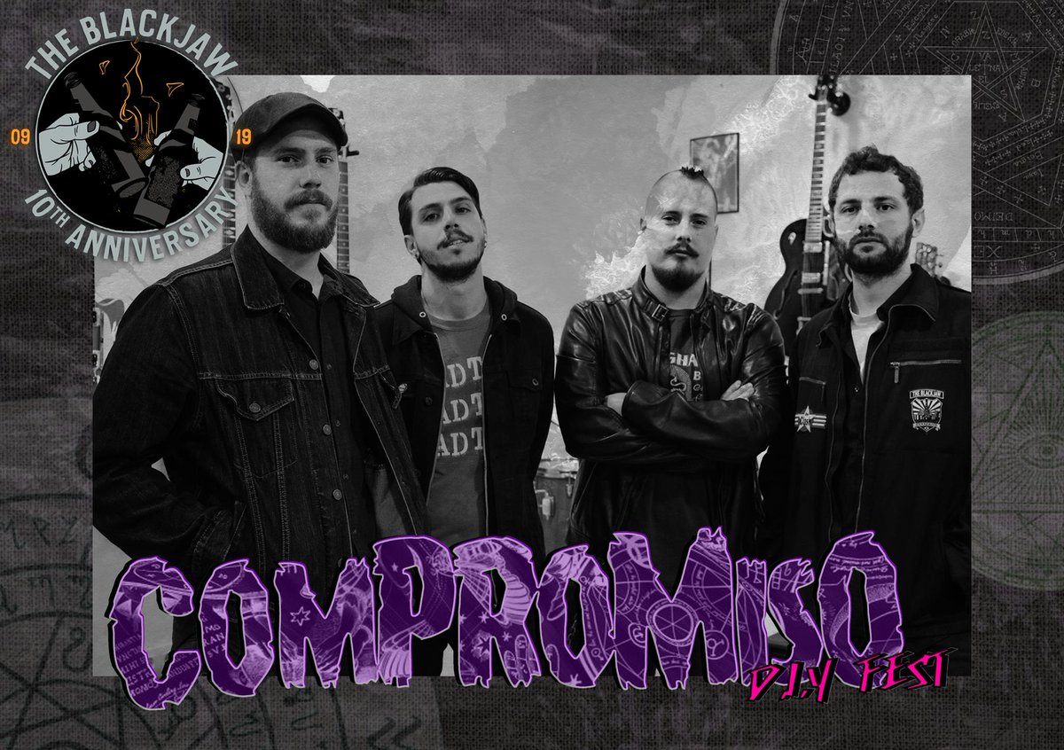 TheBlackjaw's tweet photo. Ven a celebrar nuestro décimo aniversario con nosotros al #compromisofest (Móstoles) #compromisofest #bronxtoles #upthepunx #theblackjaw https://t.co/ns0JgDruep