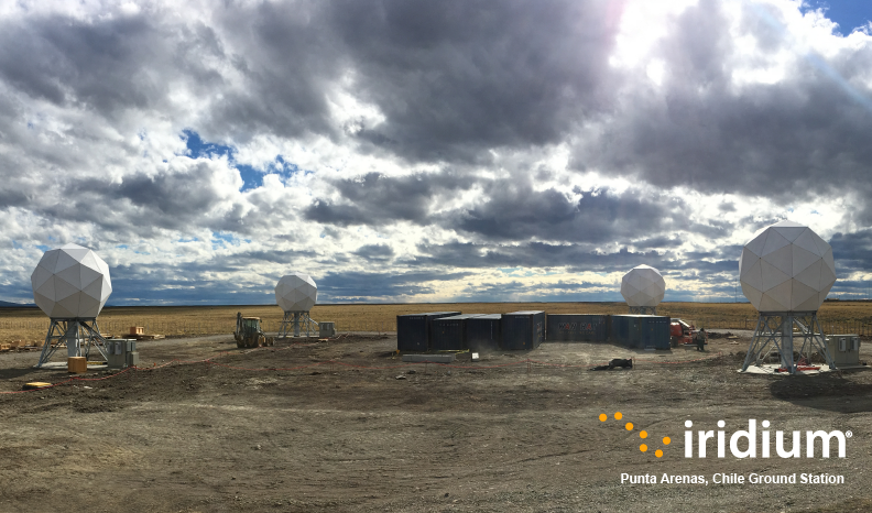 IridiumComm's tweet photo. #DYK until now, #Iridium operated using exclusively northern hemisphere ground stations?  Our new site in Punta Arenas, Chile has gone live, creating a southern doorway for network traffic.  Big thanks to @ksat_kongsberg for helping bring it to life! https://t.co/Q4Qy67tNQs https://t.co/HSCXejmdZO