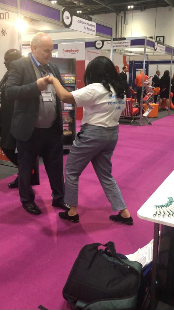 TranslationEmpr's tweet photo. Fun times at LEGALEX 2019! SAMBA! SAMBA! SAMBA! 💃
#Legalex #Certifiedtranslationservices https://t.co/TlPPkq7cKL