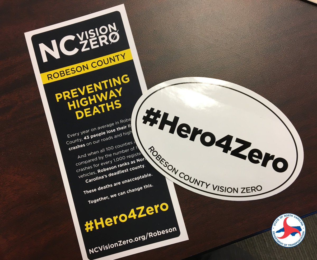 NCDOT's tweet photo. Taking the pledge is easy. And being accountable can save lives. Make a difference in your community today. #VisionZeroNC #Hero4Zero
Pledge today >> https://t.co/517pHZIfuk https://t.co/dbccvfqVH2