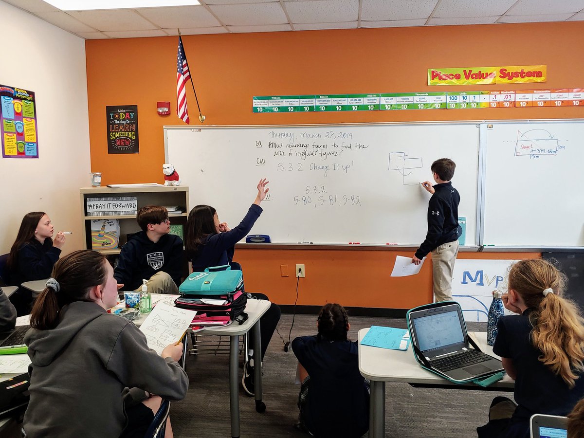 BraeaLux's tweet photo. I'm so impressed by their spatial reasoning. I ended up with 2 of my Ss as teachers for the day! All smiles after some challenging shapes that stumped a few. Gr6 has future engineers in the making @MVPSchool #mvmiddle https://t.co/3vgehjXXF1