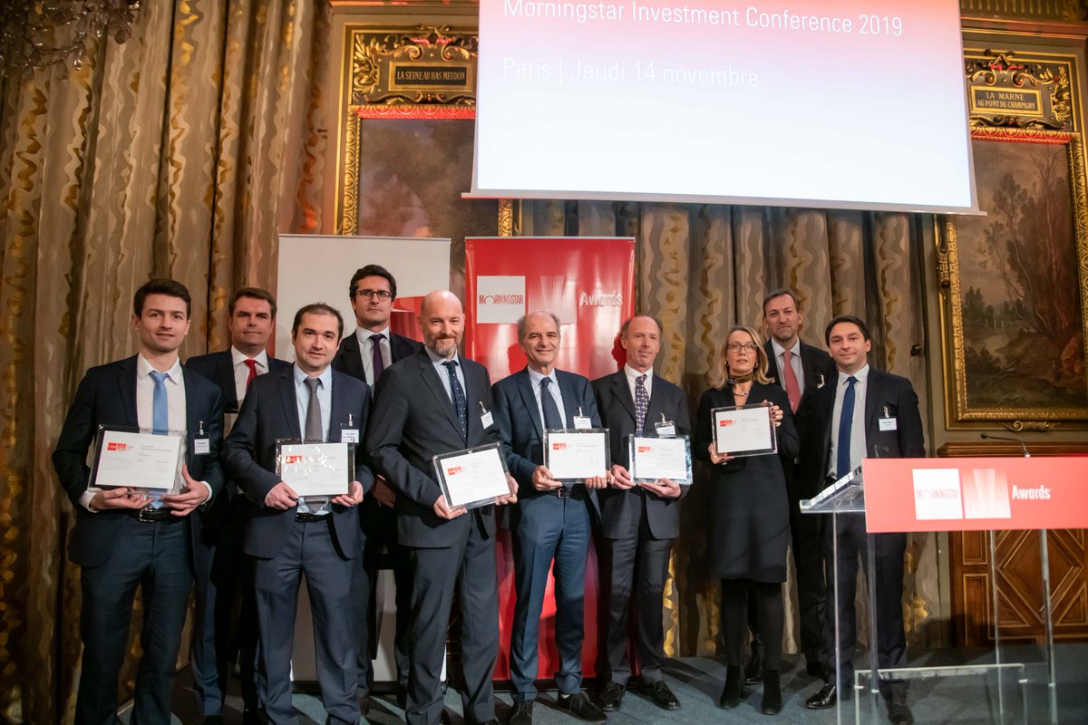 #MorningstarFranceAwards2019
Morningstar France Awards 2019 : les lauréats goo.gl/rrHWWf
Félicitations @MonetaAM @cfsgam <a href="/TRowePrice/">T. Rowe Price</a> <a href="/unigestion/">Unigestion</a> #tikehau <a href="/blackrock/">BlackRock</a> #Comgest <a href="/odeywealth/">Odey Wealth</a> <a href="/Cholet_Dupont/">Cholet Dupont</a>
<a href="/weekofr/">Jocelyn Jovène</a> <a href="/MCaquineau/">Mathieu Caquineau</a>