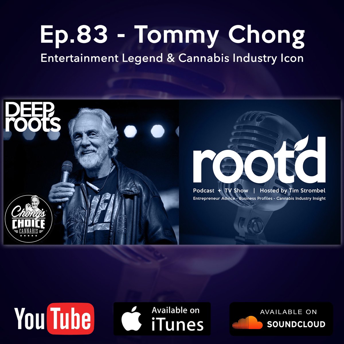 stayrootd's tweet photo. Check out our NEW podcast with entertainment legend and the granddaddy of cannabis culture, Tommy Chong!

Listen: https://t.co/9EW9eu0COW
(iTunes: https://t.co/b4q2BSqSNQ) https://t.co/FHEjPinjE8