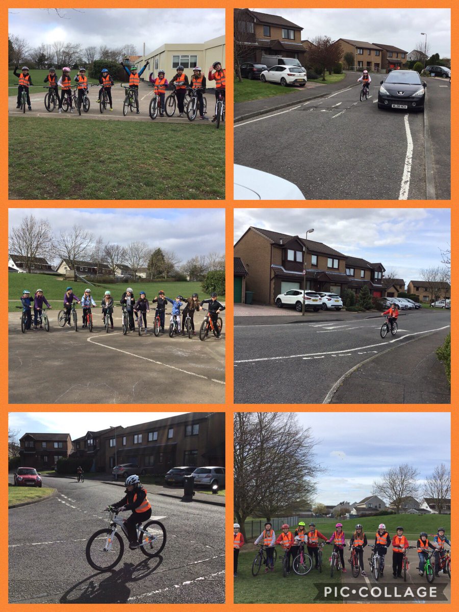 echlineprimary's tweet photo. P6s achieved their Bikeability Level 2 training this week. Thank you @MYDGAdventure #sustainabletravel #cyclesafety #lifeskills #keepcycling https://t.co/jDrkH8ieY2