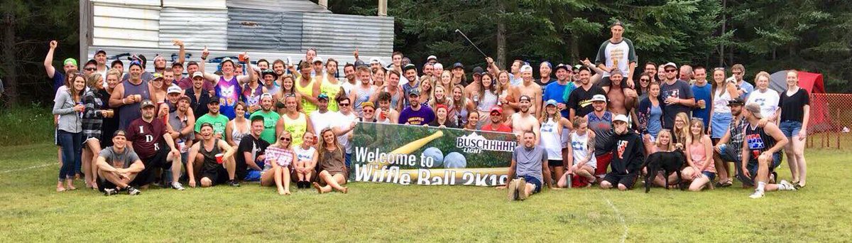 CLwiffle's tweet photo. We are doing a live drawing for pools this Sunday. Exact time is TBA, but sometime after 12pm. It will be a live video on Facebook. Stay tuned for more updates. 
#Wiffle2k19

Also, @BuschBeer remember this group drinks your nectar every year. https://t.co/q2Y7Gduc0E