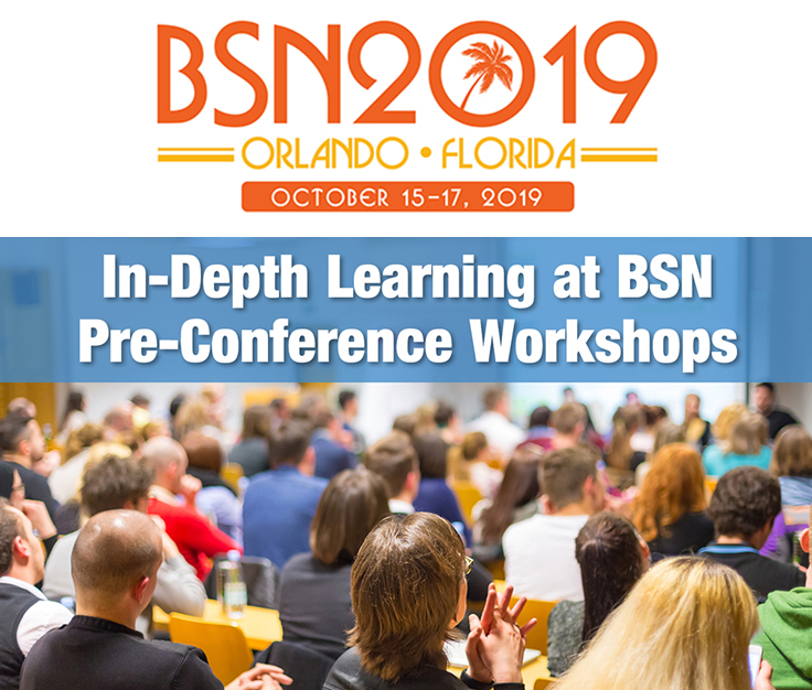 BSNConference's tweet photo. Don't miss these pre-conference workshops at BSN2019!

https://t.co/r9saoMWh6I https://t.co/NlHa7a0B2l