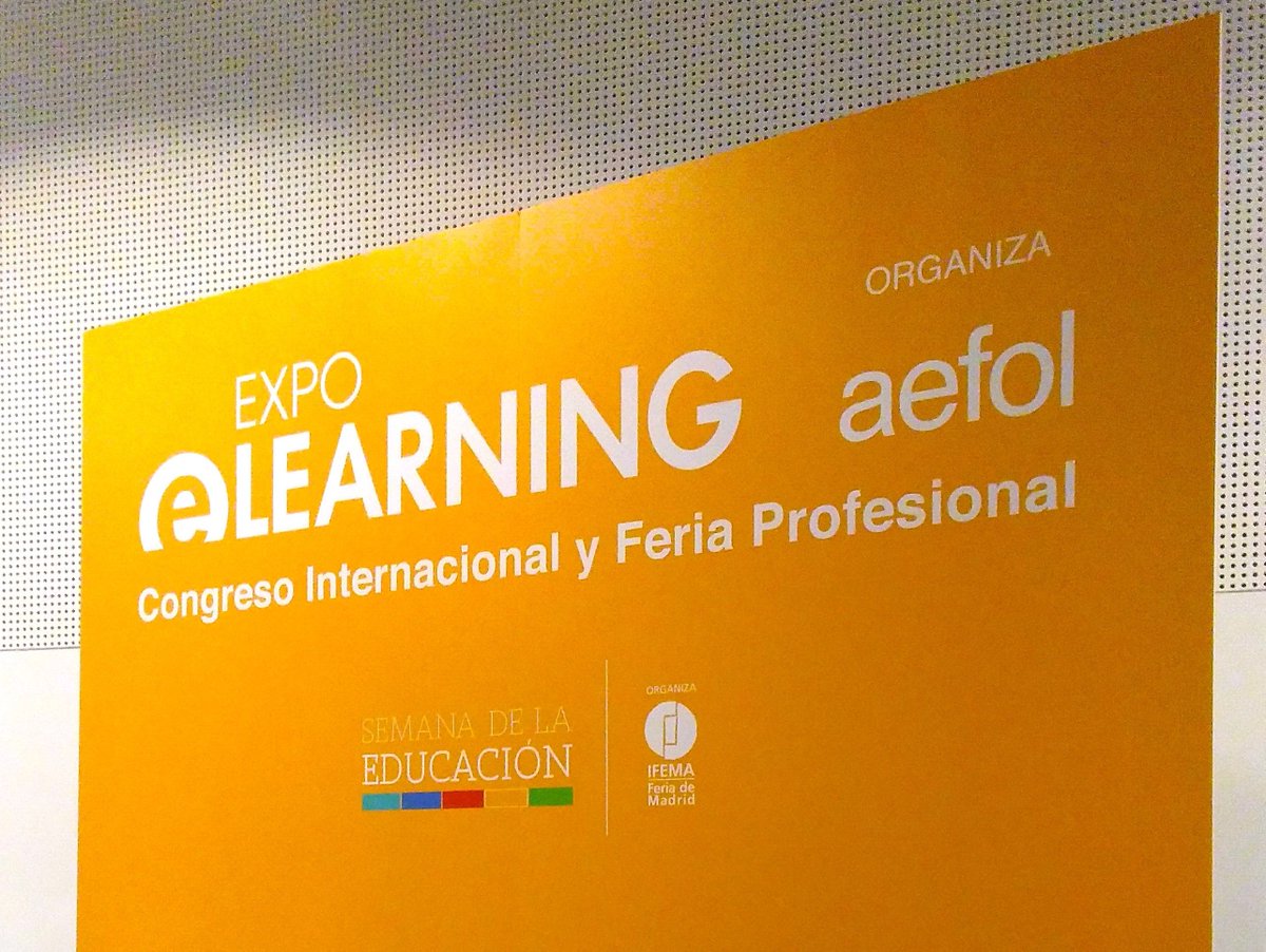 Gamelearn's tweet photo. En una hora la cofundadora de #Gamelearn, Maider Apraiz, habla de #GameBasedLearning para la empresa en el Congreso de @expoelearning @AEFOL https://t.co/68TZuigep0