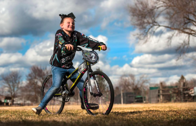 Spokesman_Photo's tweet photo. 7-year-old nationally ranked biker, Kennedy Knopp, from Spokane Valley lands spot on Team USA @SpokesmanReview 
https://t.co/xDDXJAwgE9 https://t.co/yeNhUBceIx