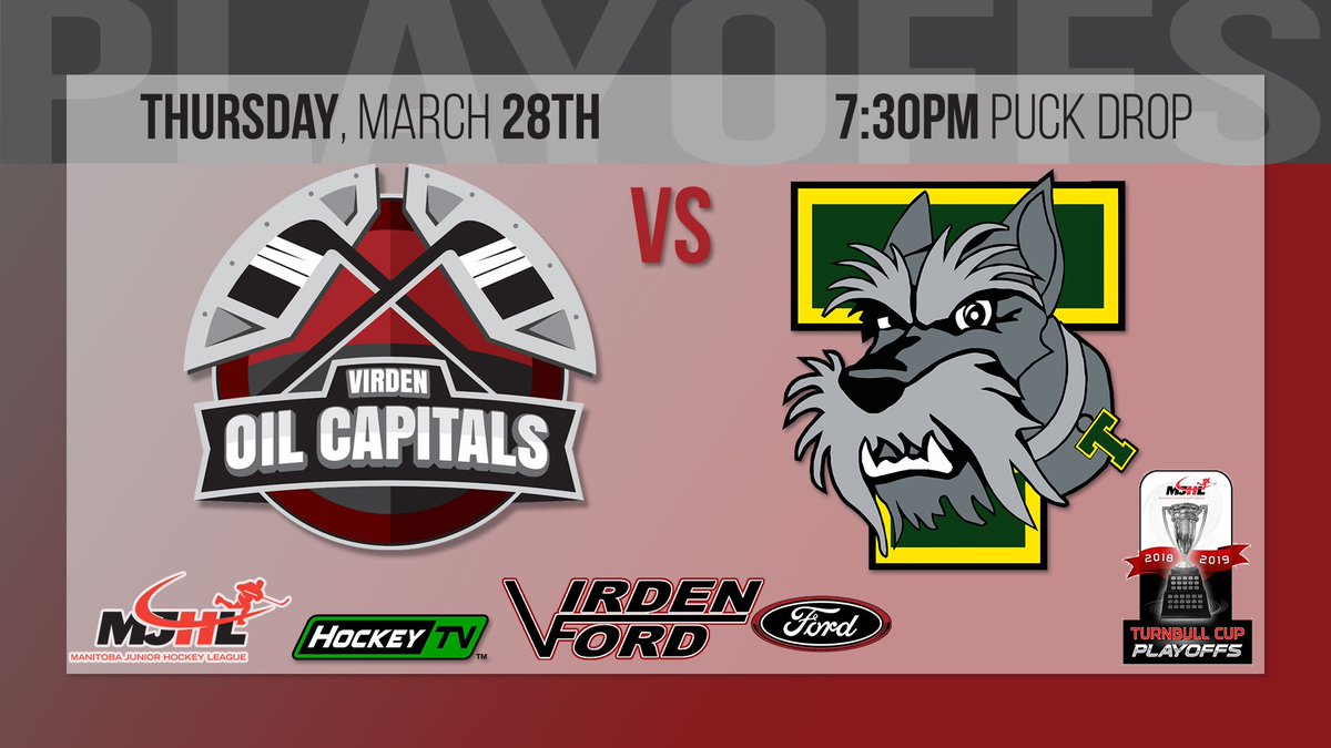 OilCapsHockey's tweet photo. 🚨IT'S GAME DAY FANS!🚨
The Oil Capitals face off against the visiting @PortageTerriers tonight at the #TOGP Puck drop is 7:30pm! With game day host @virden_ford
Live on @MyHockeyTV with Dave Challner!
#WhyNotUsWhyNotNow https://t.co/tIDCsqF5Do