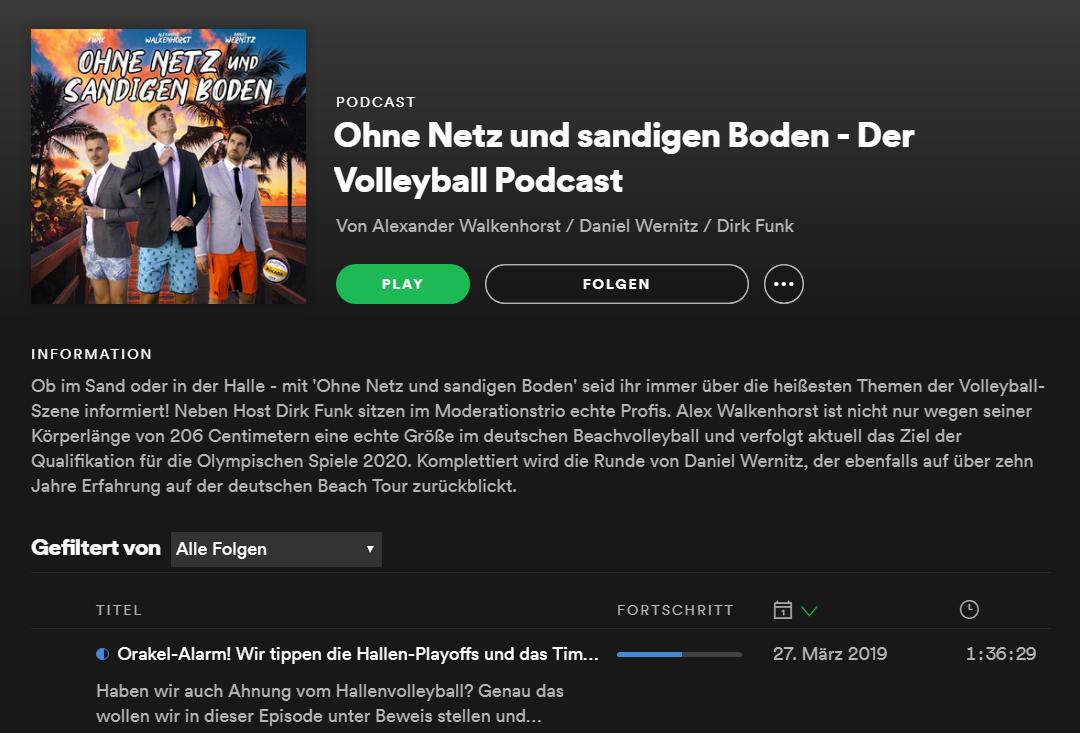 Pünktlich zum Playoff-Start erscheint ein neuer Stern am (Volleyball-)Podcast-Himmel ⭐ Hört mal rein und dann erklärt den Jungs von #ohneNetzundsandigenBoden mal bitte, warum wir in den Playoffs besser abschneiden, als sie vermuten 😜 #playoffs2019 #ourMISS10N <a href="/AlexWalkenhorst/">Alex Walkenhorst</a>