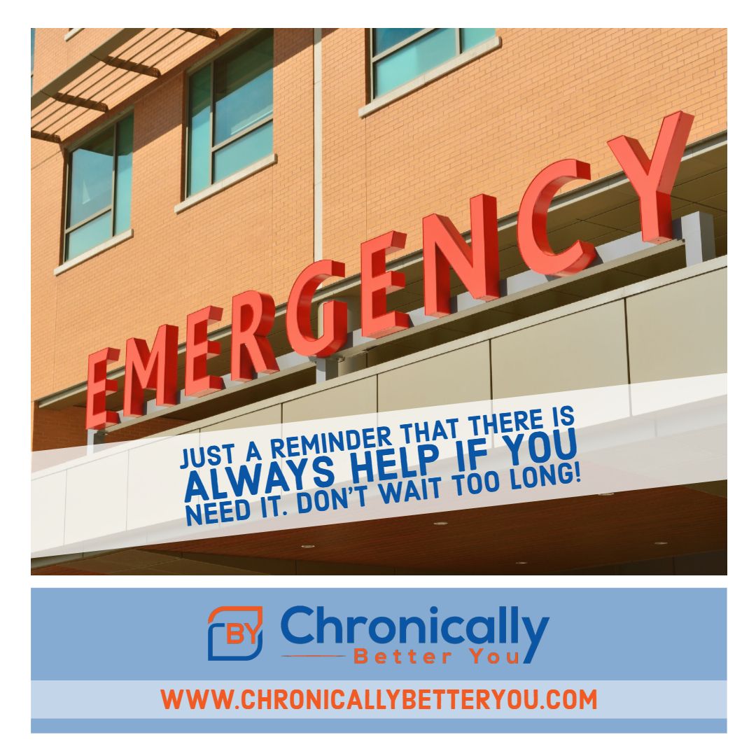 ChronicBetterU's tweet photo. If you're at a level of a flare or pain that is too hard to deal with any longer, please don't wait.

#chronicallybetteryou #chronicillness #chronicdiseases #spoonies #spoonietribe #invisibleillness #autoimmune #inflammatorydisease #depression https://t.co/K2TNg3Rpot