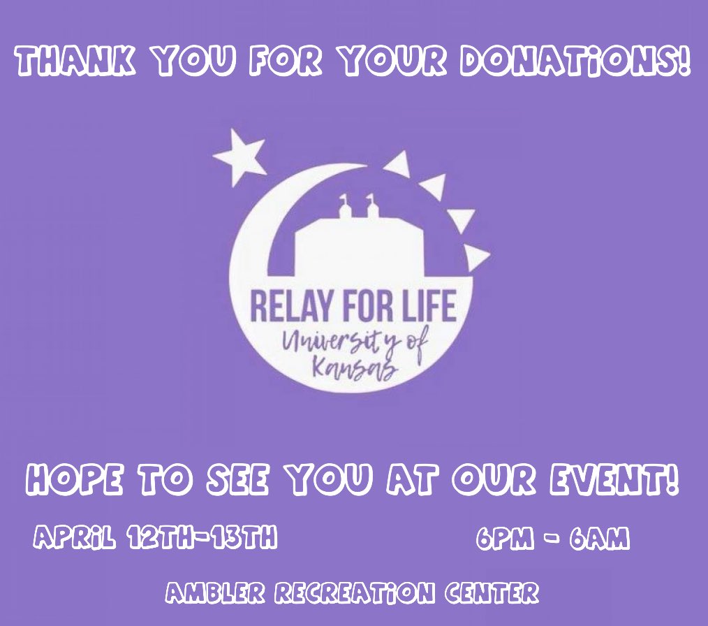 nathanbennett33's tweet photo. Currently running an event to raise money for The American Cancer Society at the University of Kansas, would be extremely appreciative of any donations! https://t.co/fmTXjk2lnA