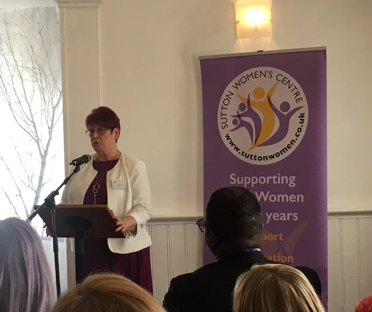 SuttonWomen's tweet photo. Our amazing Patron, Jean Crossby, closes the conference with a poem. Thank you for your invaluable support! You have been an inspiration to us and we are so glad to have her on board #SuttonDAC #inspirationalwomen https://t.co/5TtCEKQMhV