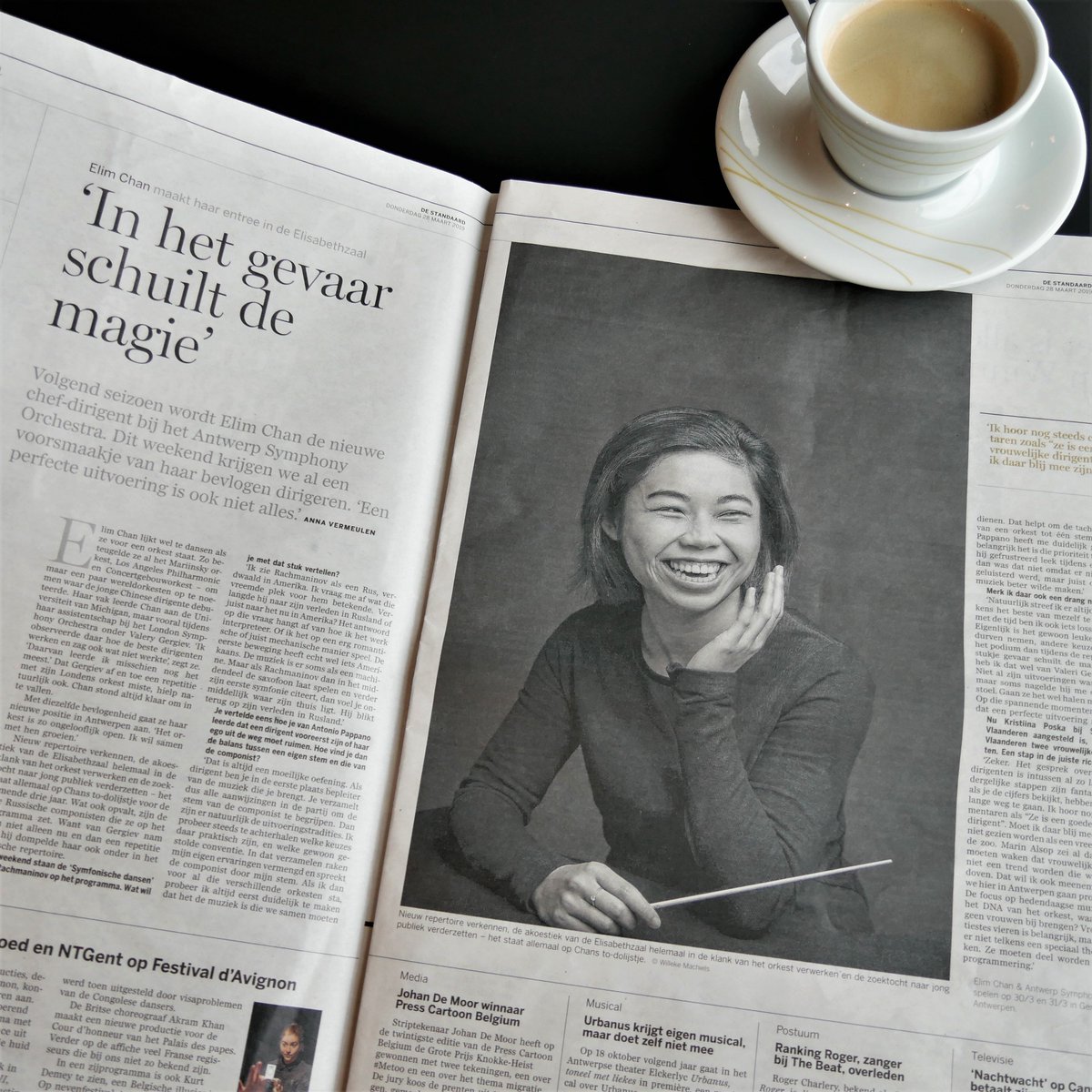 We kunnen niet wachten om samen met Elim deze magie te ontdekken ✨! #thesoundofantwerp <a href="/destandaard/">De Standaard</a> <a href="/itselimchan/">Elim Chan</a>

We can’t wait to discover the magic together with Elim ✨! #thesoundofantwerp