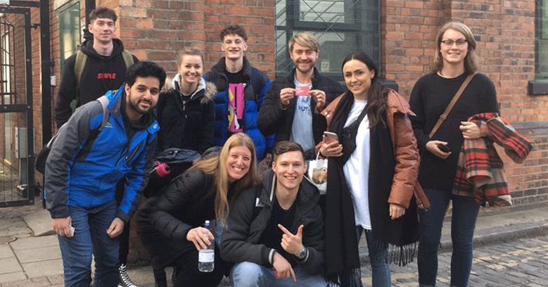 ucenmcr's tweet photo. Our talented @ucenmcr students mingled with top creatives at the #4designers conference, @TPGallery , and @theprintspace during a trip to London. Read all about it here! https://t.co/kFTwGamb1i #FindYourFuture #designer #creatives #photography https://t.co/MKnHUW9O4L