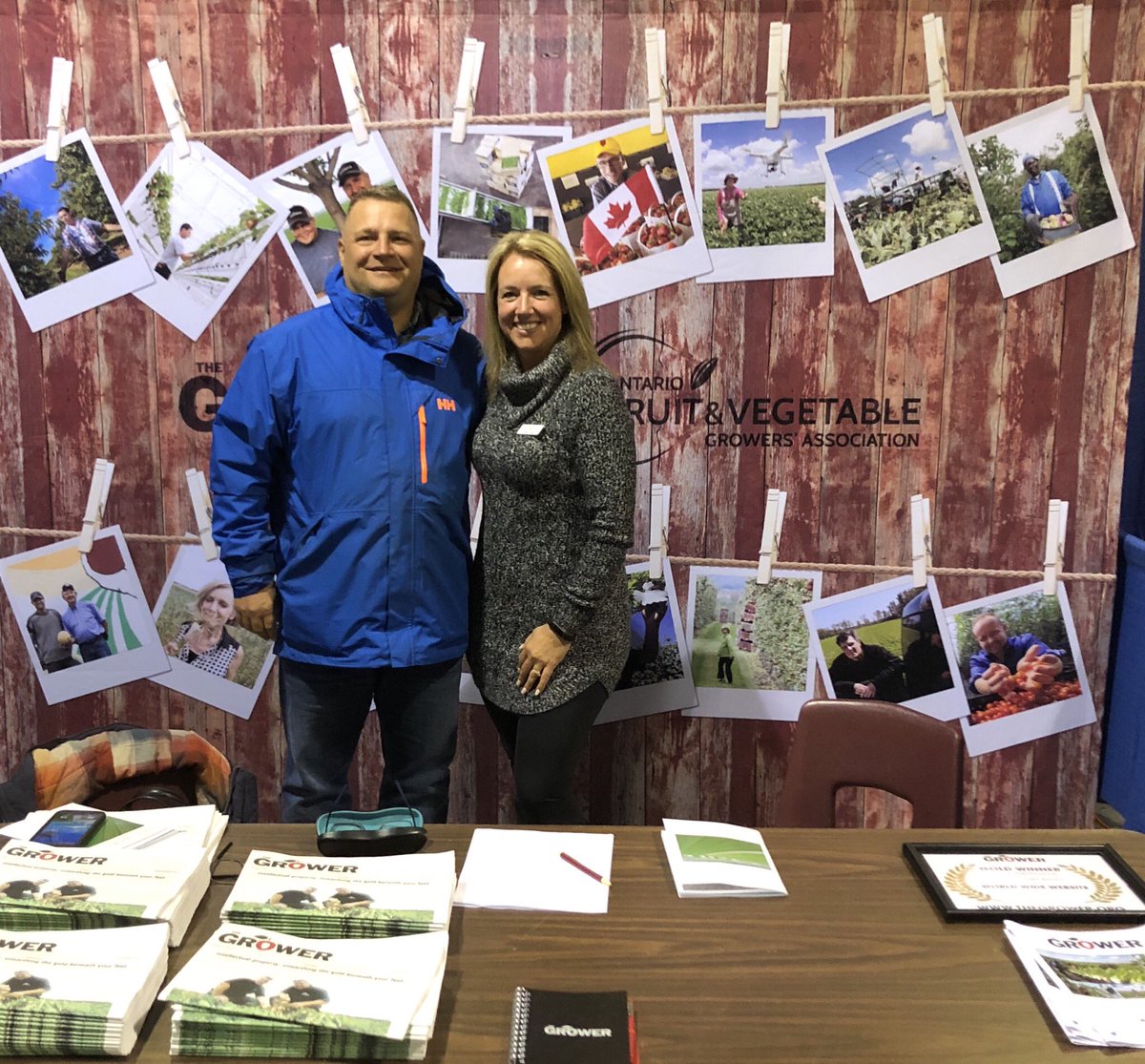 <a href="/OntFruitVeg/">OFVGA</a> director Jason Verkaik <a href="/carronfarms/">Carron Farms.</a> stopped by for chat between speakers.  Not able to attend in person Tune in at this link meet31864578.adobeconnect.com/MuckShowThurs #muckshow19