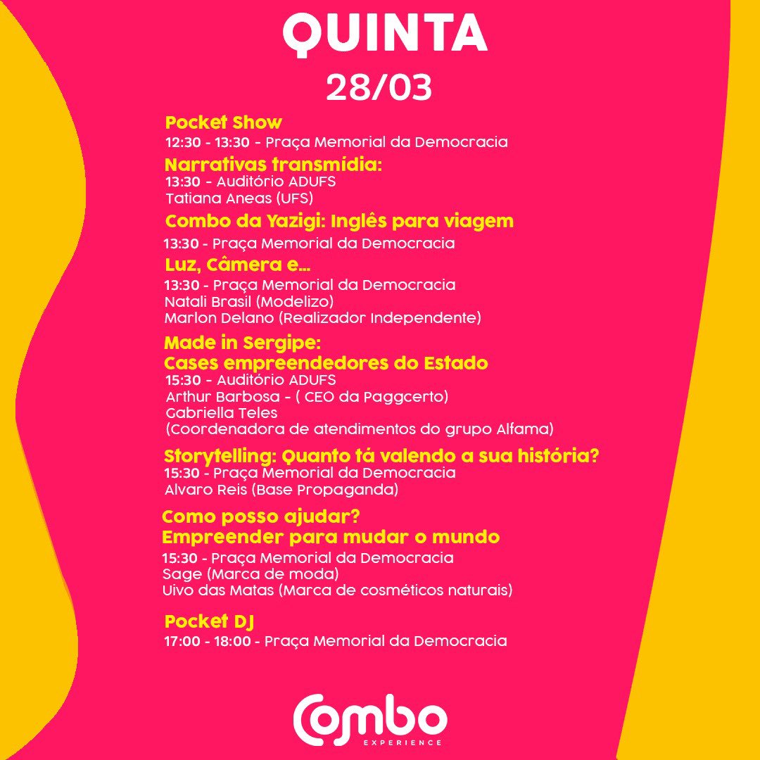 ComboExperience's tweet photo. infelizmente ÚLTIMO DIA GALERA https://t.co/nGZqLq9lkA