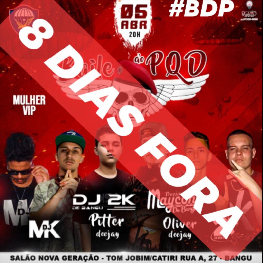 DosPqdt's tweet photo. Lembrando quê dia 5 tem BDP e você não pode ficar por fora.
Para mais informações chama na DM da org ✴️🆙
@Bieelvilla @AndreiPQD @pqpianzinho @Crissrj_ @LuizSal40027285 https://t.co/6PYkfaFoeq