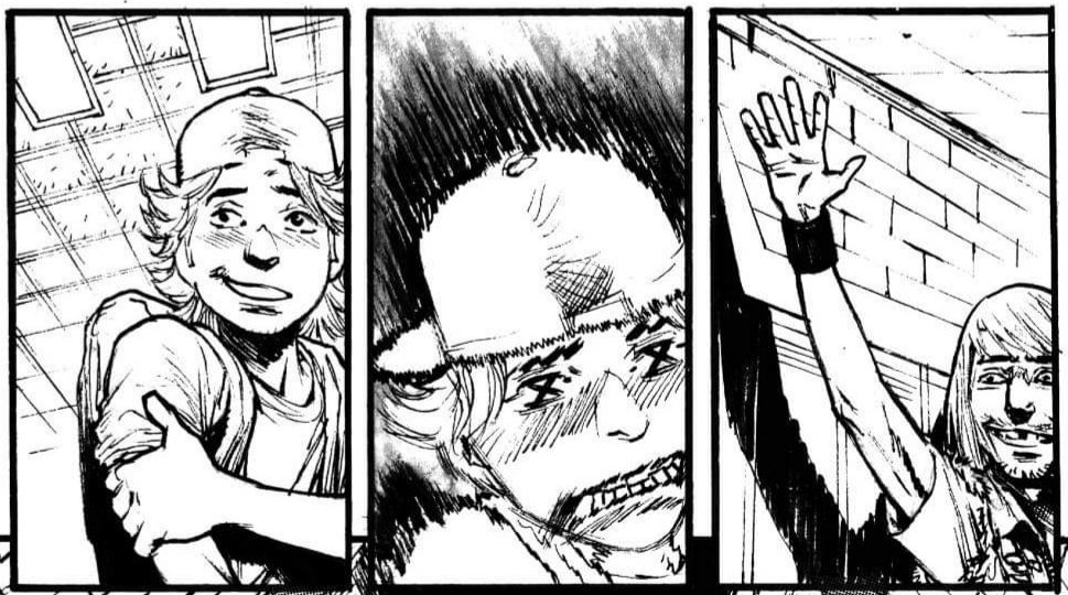 Some talking head panels, going back to the style i used on Magdalena for this new horror book has been fun. 