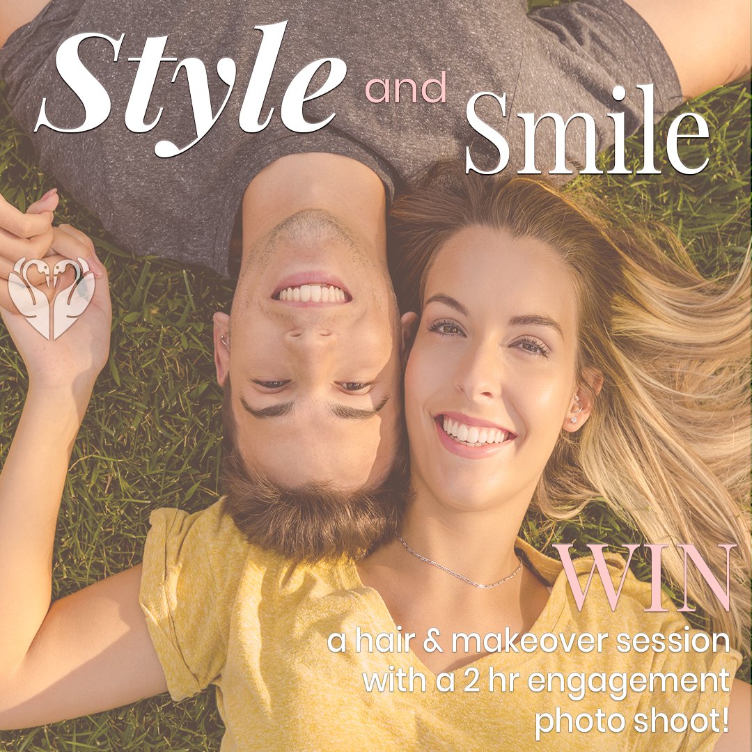 nbweddingguide's tweet photo. "Style and Smile"  
Win a  hair &amp; makeover plus  2hr photo session!  To enter sign up to our blog by 15 May 2019! https://t.co/YeNNIOg1ld

#newlyengaged #engaged2019 #engagedandinspired https://t.co/RW4XXRETVn