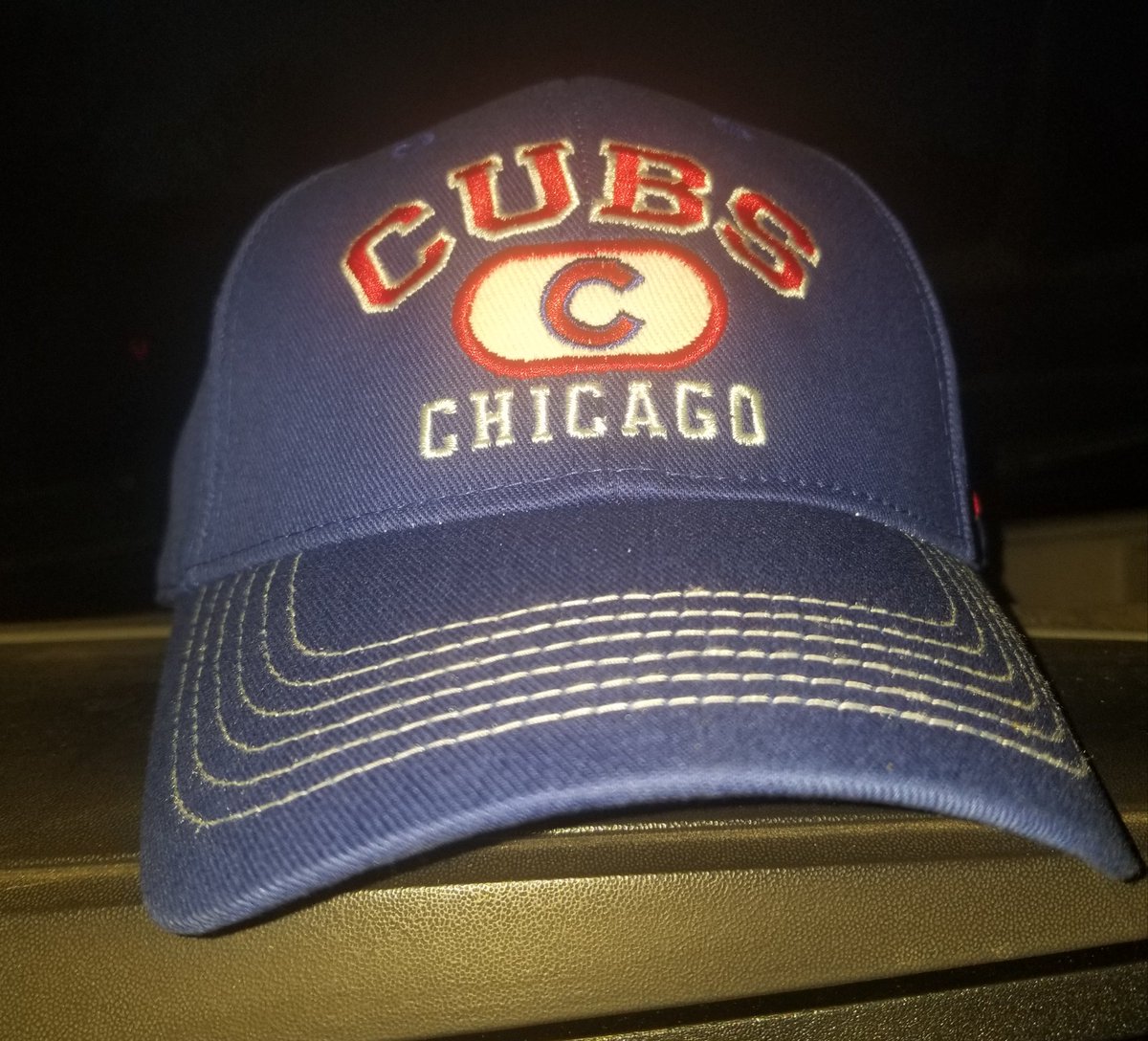 bonobubba's tweet photo. New season, new ball cap! #GoCubsGo @Cubs https://t.co/pAi1stXHI5