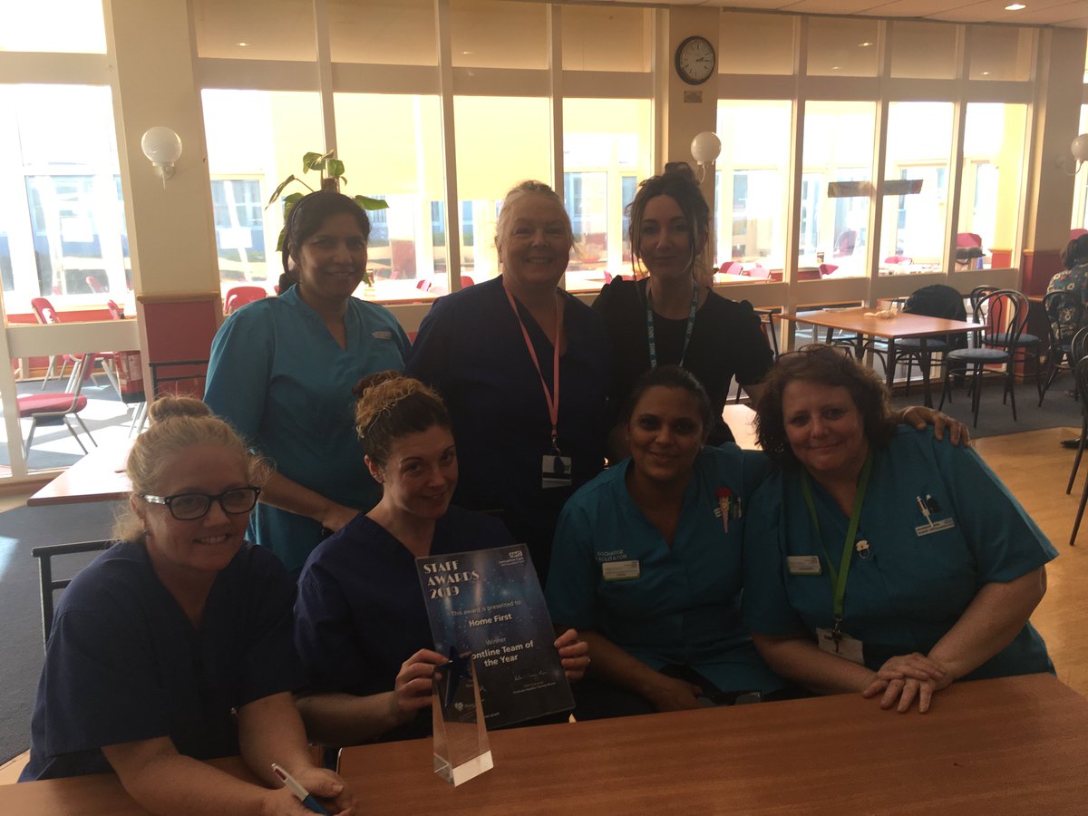 Congratulations! Winners of Home First Front line Team of the year. Integrated working at its best <a href="/pharmacylthtr/">Pharmacy@LTHTR</a> @LancashireCare <a href="/LancsHospitals/">Chorley & Royal Preston</a> <a href="/AilsaBrotherton/">#HellomynameisAilsa 💙</a> <a href="/TanyaHibbertNHS/">Tanya Hibbert</a> @GtrPrestonCCG @BurgKate <a href="/Nowelljulie/">Julie Nowell Bridgehouse</a>