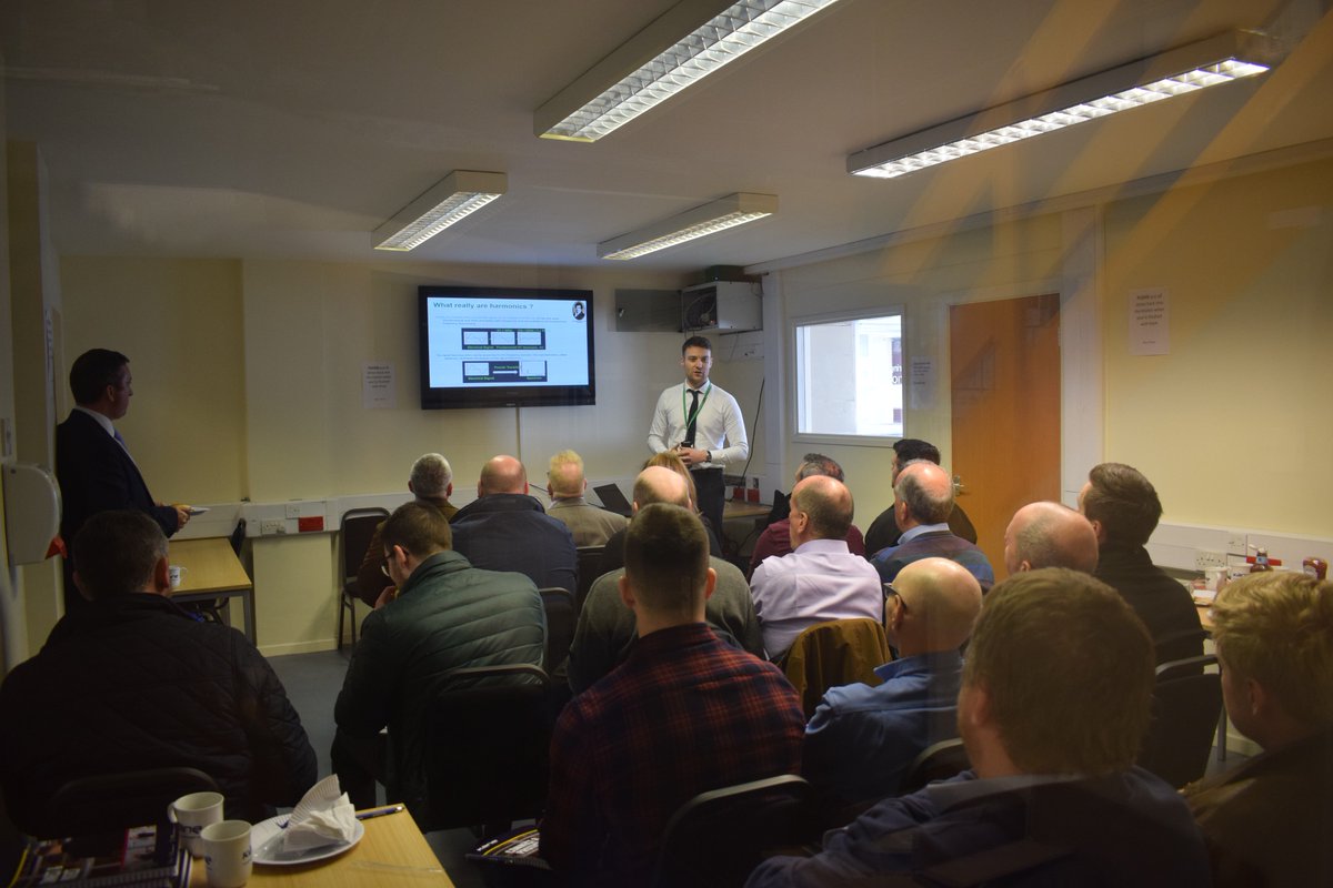Kane Engineering hosts a Schneider CPD training seminar on 'Power Quality &amp; Harmonics' at our works earlier today. Many thanks to all our customers who took the time out to attend this informative event #switchgear #powerquality #harmonics #schneider .