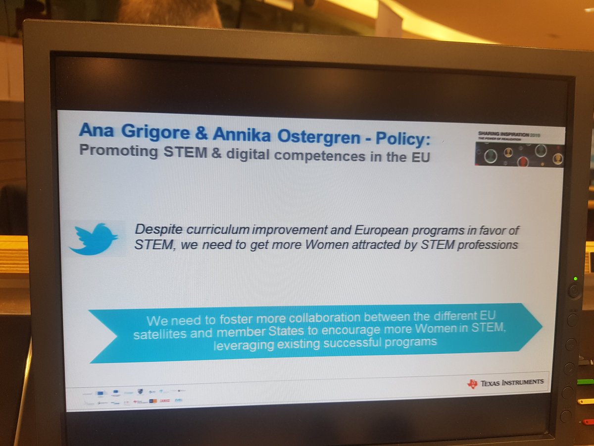 JuniorsCo's tweet photo. #SI2019 conclusions de la journée. Les STEM partent à la conquête des filles. Et c'est enthousiasmant. https://t.co/3sbLd5z03r