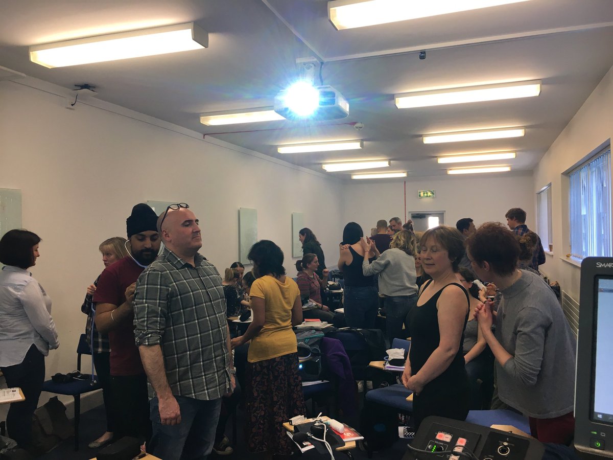 UWE_NMP's tweet image. #uwenmp Glenside cohort 2019 preparing for their physical examination OSCEs